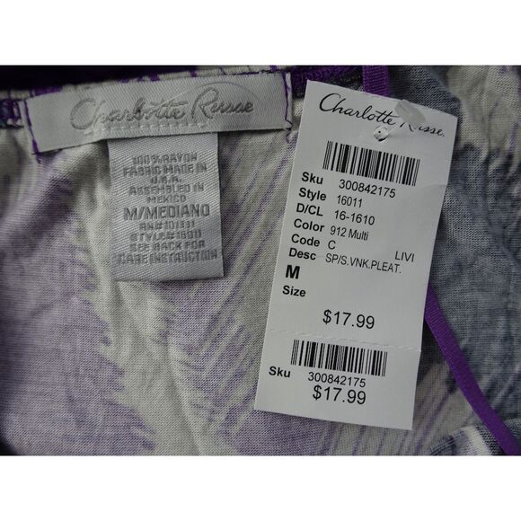 Y2K Charlotte Russe Multi-Color Top Size M - Picture 5 of 7